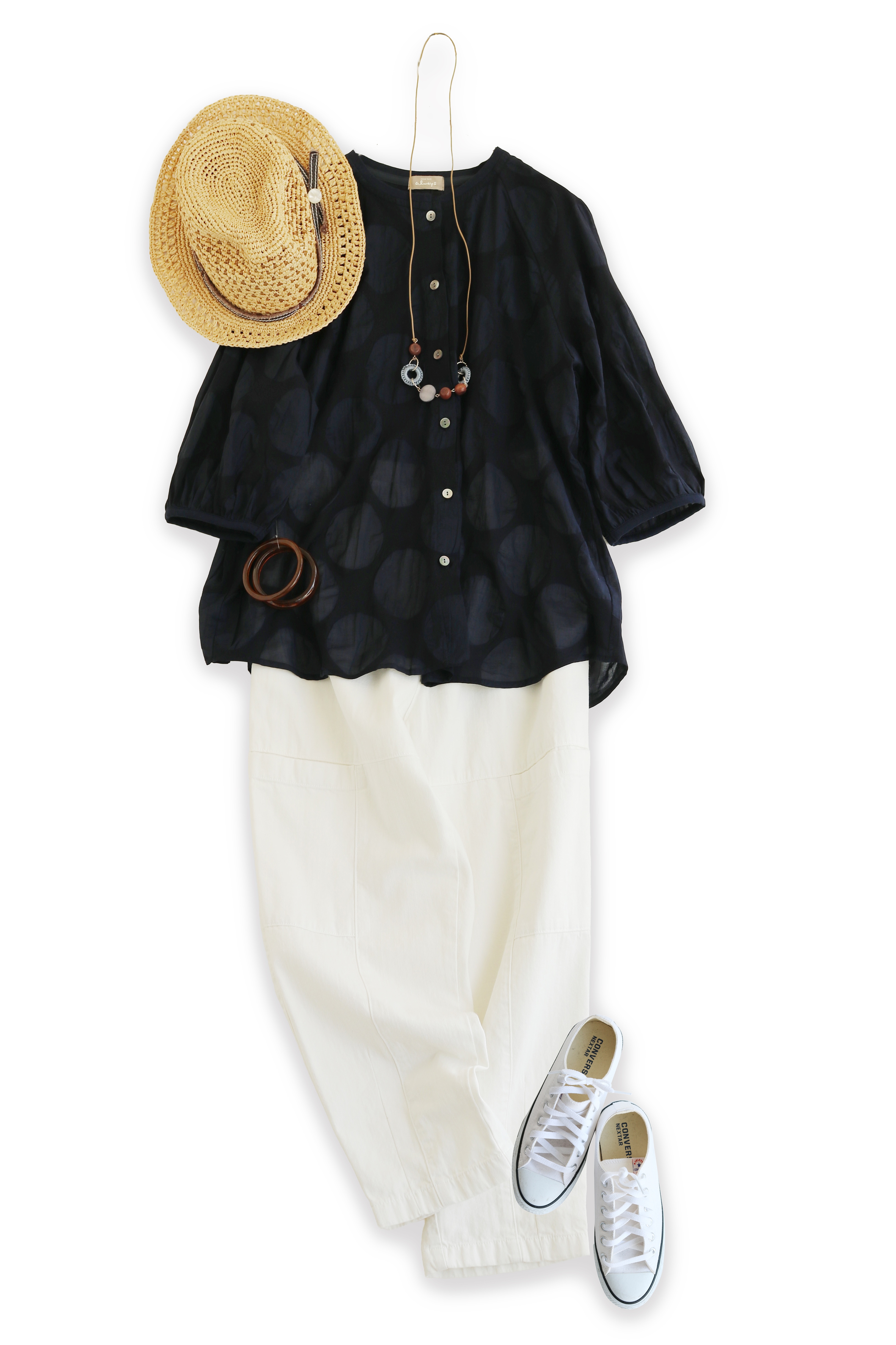 コーディネートNatural Dot Style