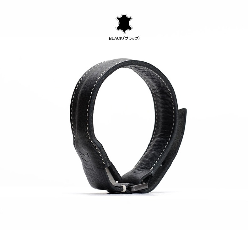 SLG Design Minerva Box Leather Bracelet Cableブラック 