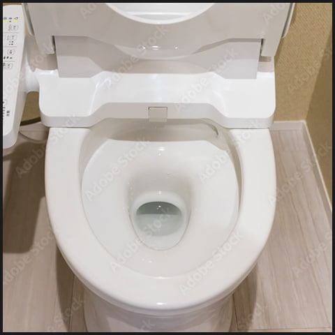 水が流せない