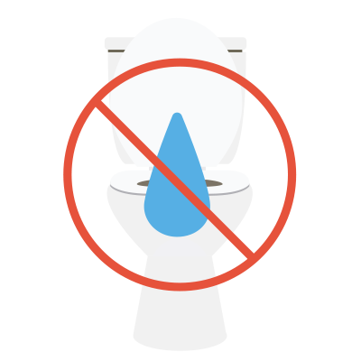 断水でトイレが流せない