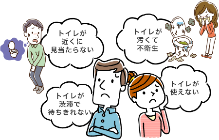 「トイレの困った」経験