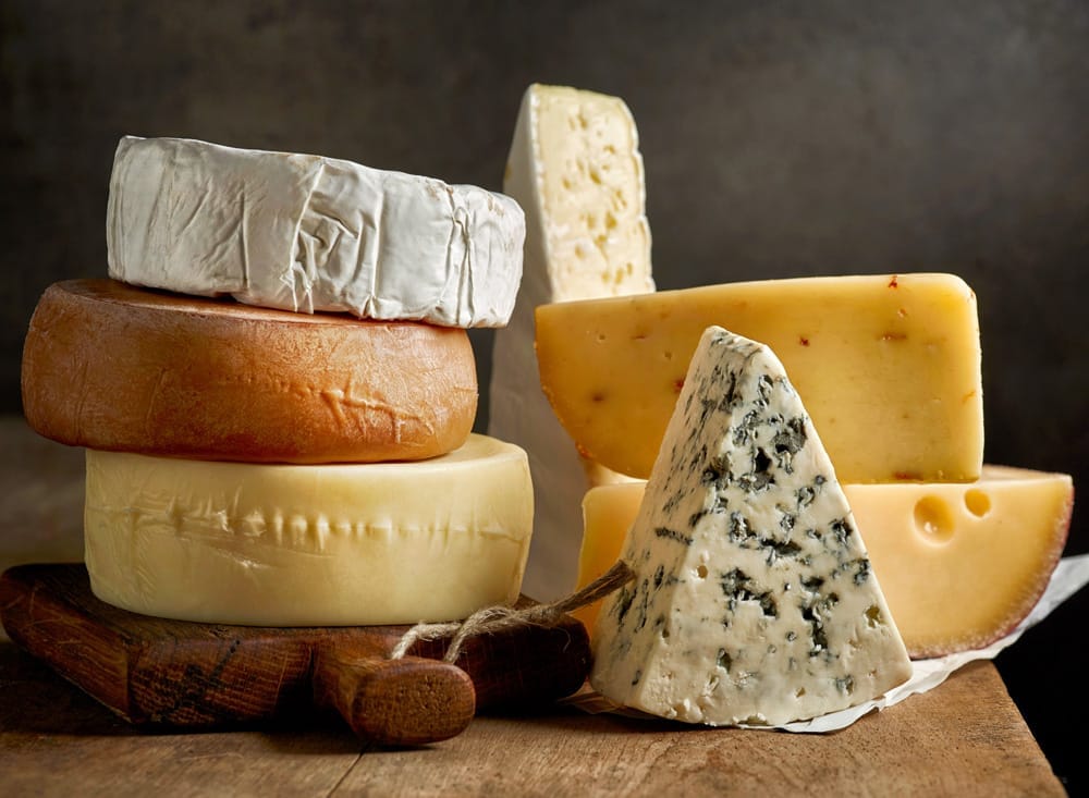 珍しいチーズを提供