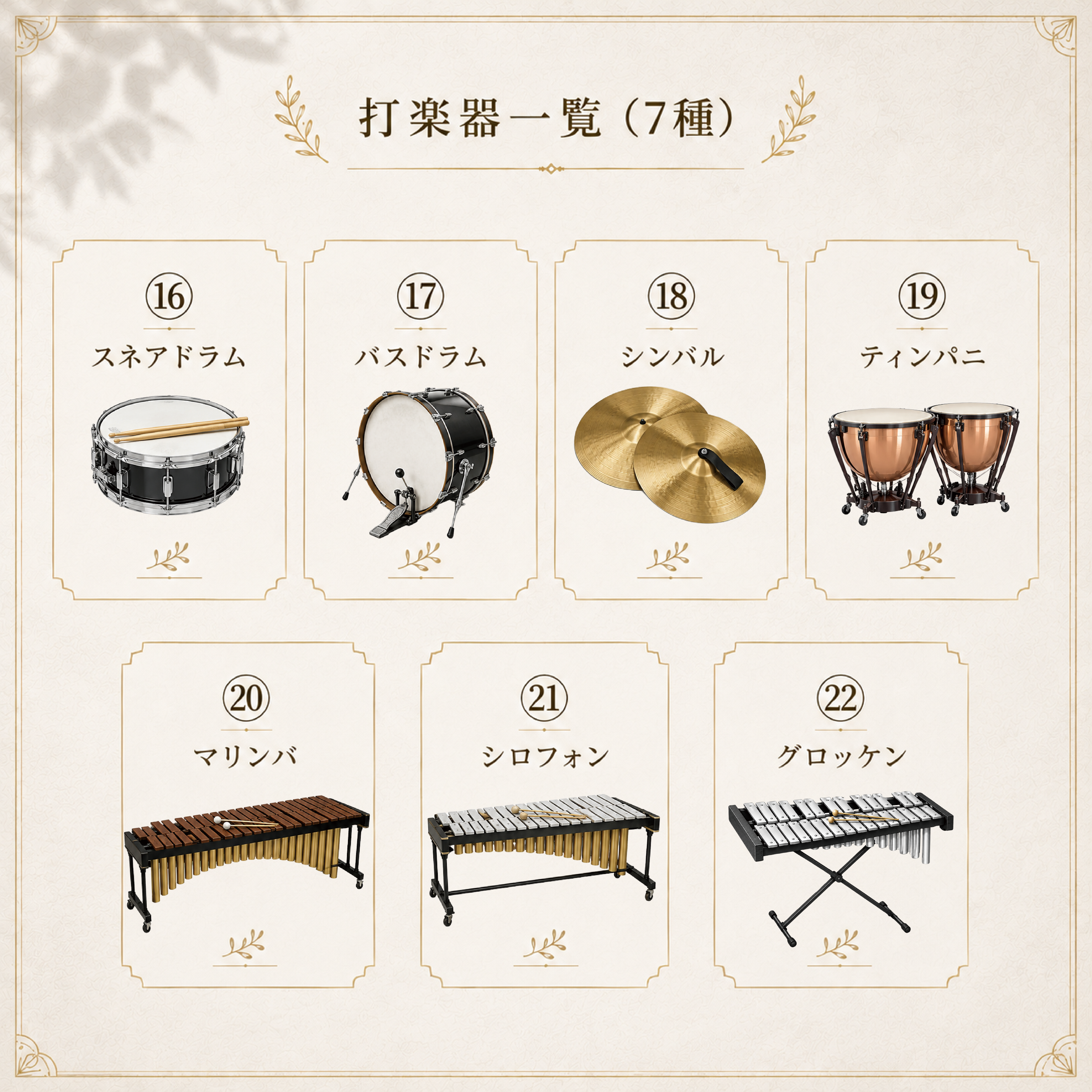 打楽器一覧