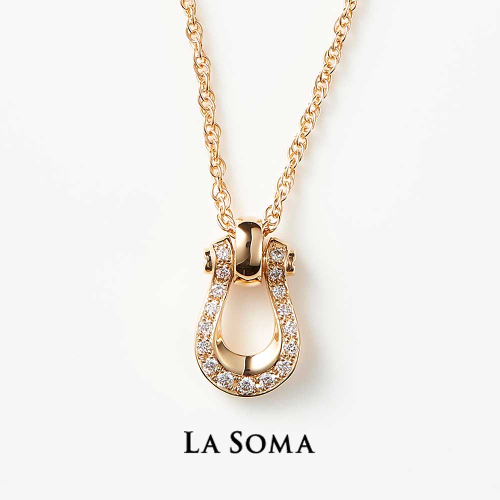 あや❣️K18 LA SOMA 天然ルビー サファイア ネックレス La Soma（ラ・ソマ） NAGAHORI ONLINE SHOP