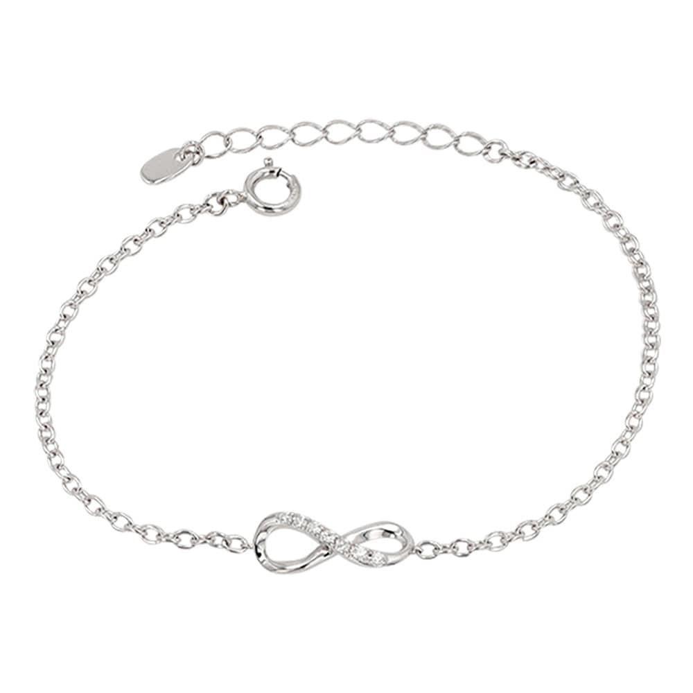 [ピンキーアンドダイアン] PINKY&DIANNE シルバー キュービックジルコニア インフィニティ 無限大 ブレスレット ギフト (VBLPD53220)