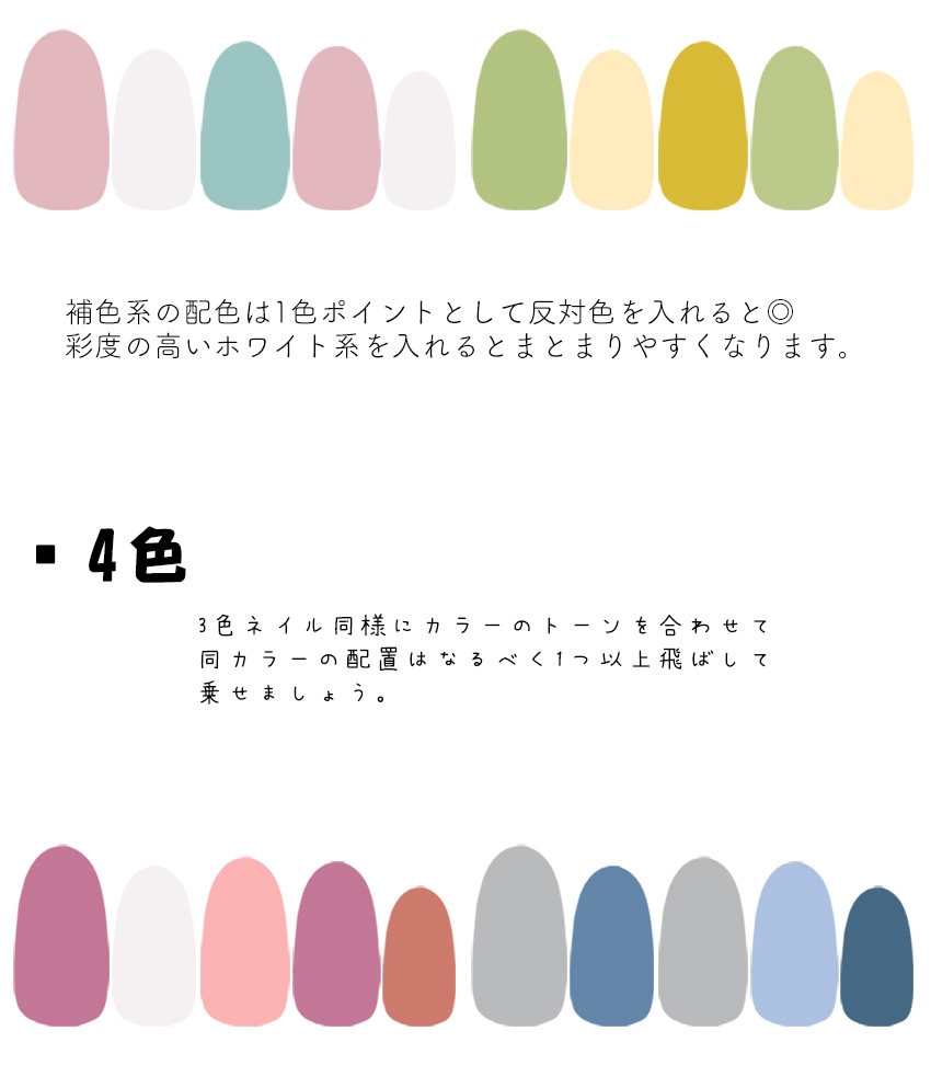 マルチカラーネイル特集