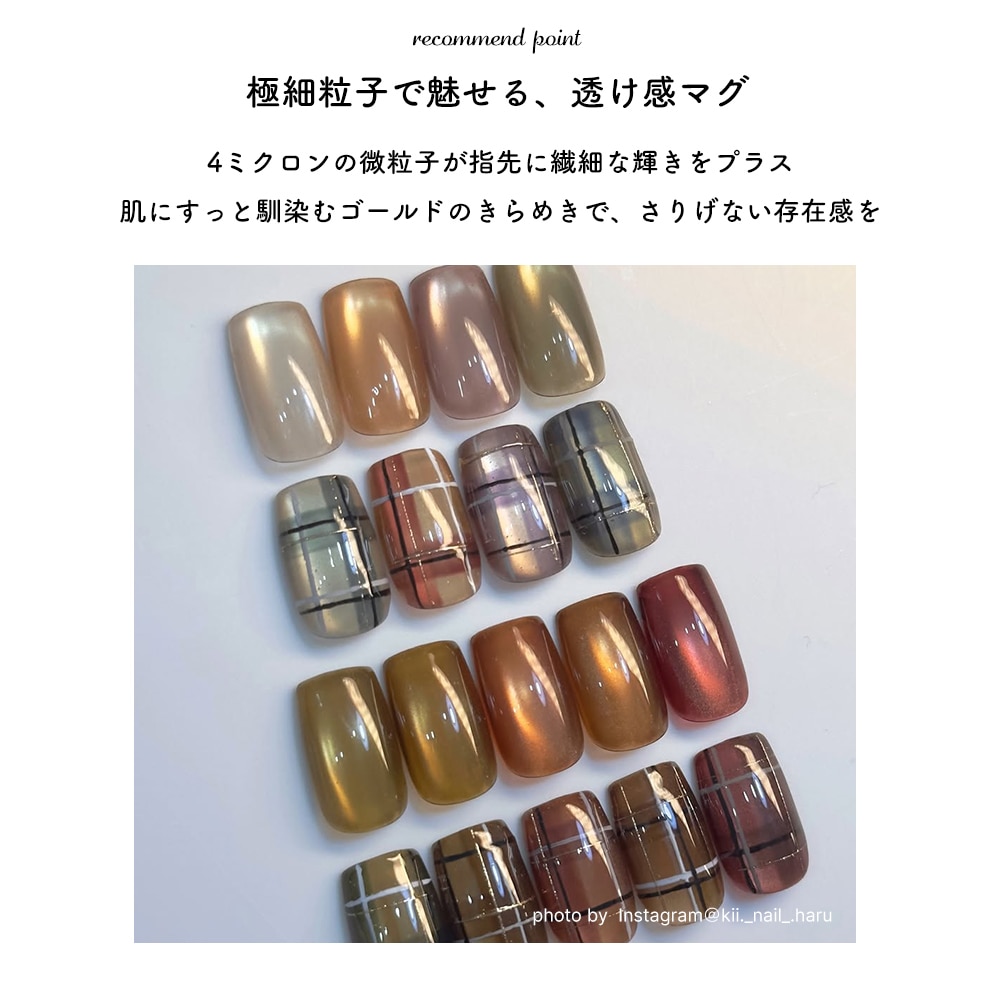 ネコポス送料無料】超微粒子4ミクロン マグネットネイル irogel MG