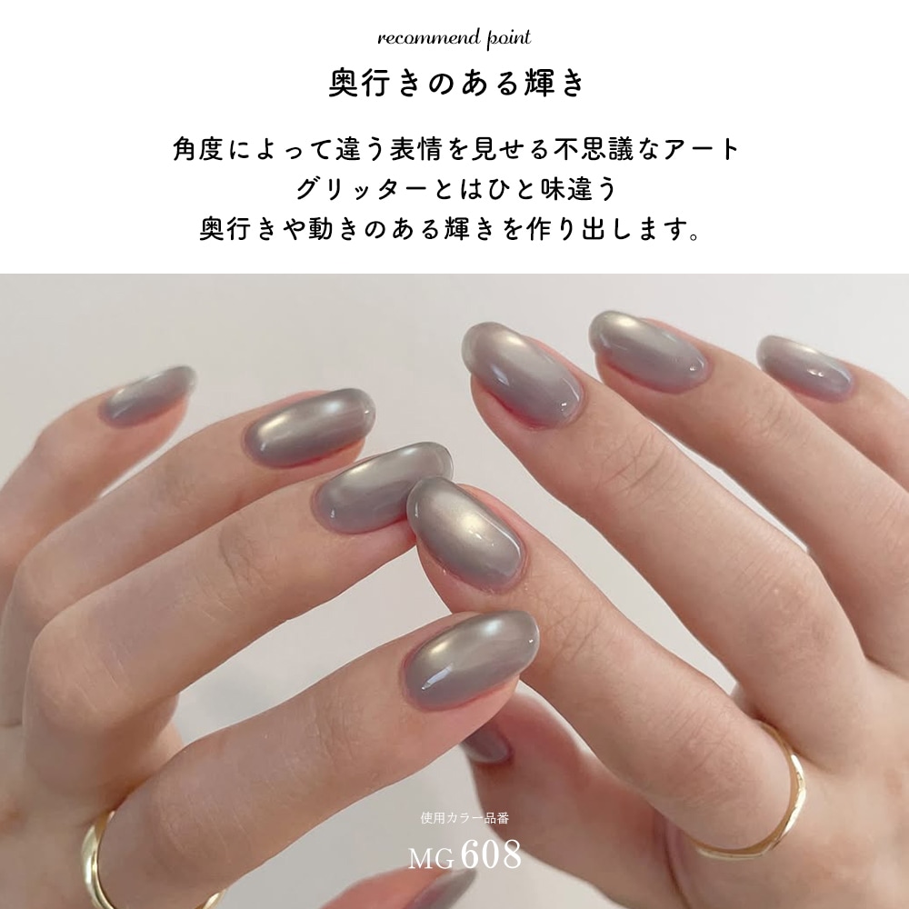 ネコポス送料無料】超微粒子4ミクロン マグネットネイル irogel MG