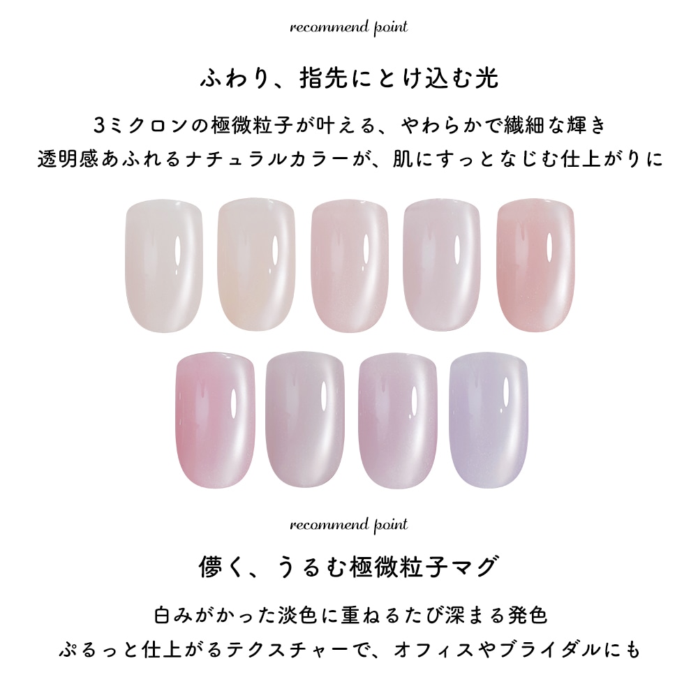 ネコポス送料無料】極微粒子3ミクロン マグネットネイル irogel MG