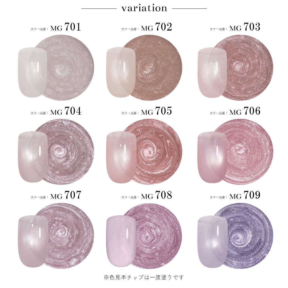 ネコポス送料無料】極微粒子3ミクロン マグネットネイル irogel MG