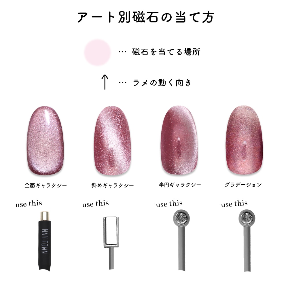 ネコポス 送料無料】ネイルツール ネイル用マグネット | ジェルネイル用品,ジェルネイル用グッズ | ジェルネイルキット ネイル用品専門店 ネイルタウン