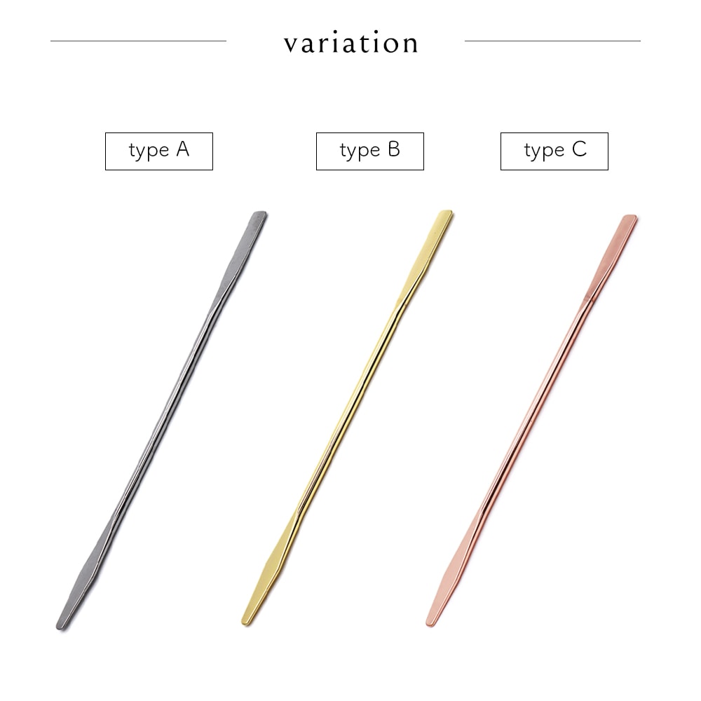 ネコポス送料無料】ネイルツール ロング2wayスパチュラ 全3種 | ジェル