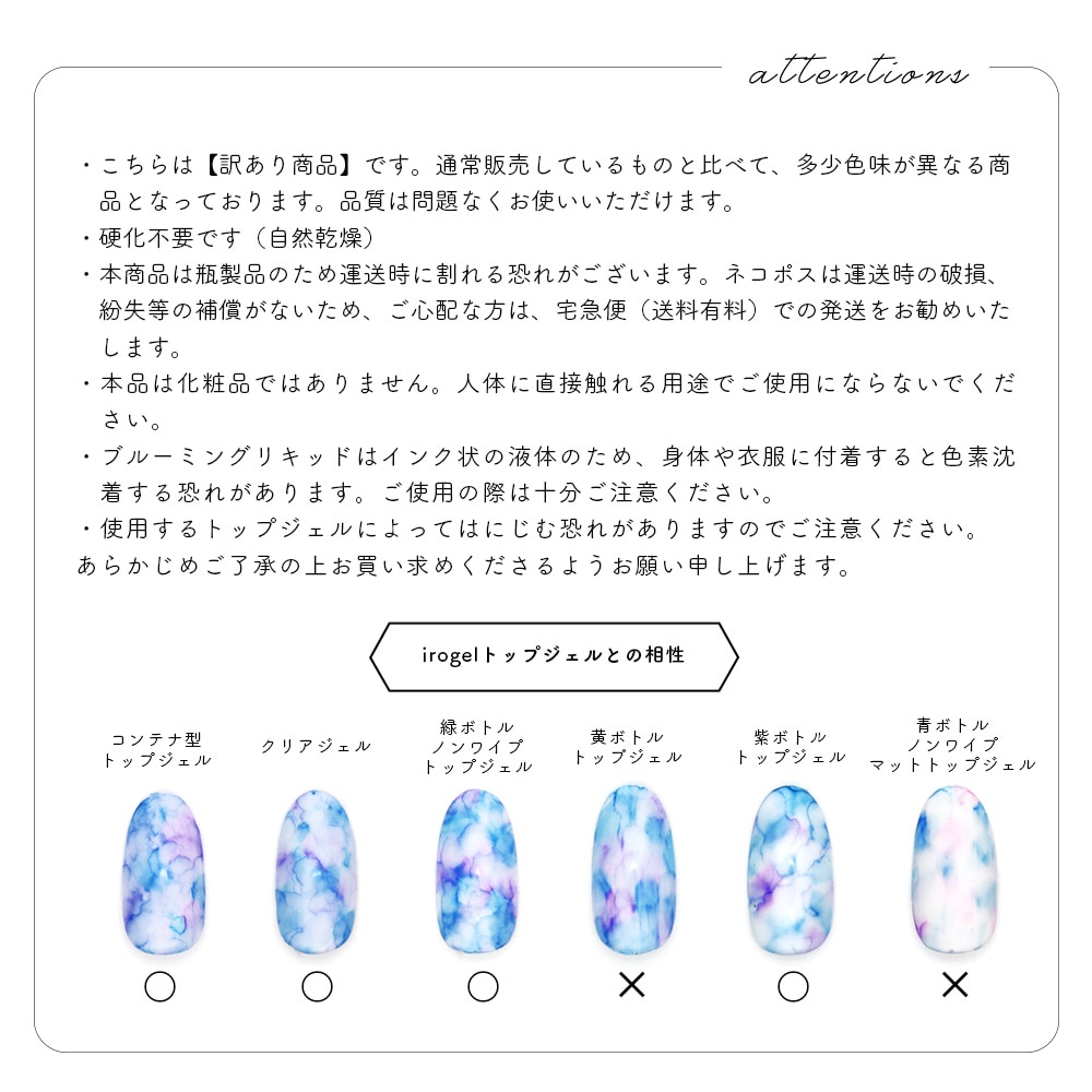 訳あり】ブルーミングリキッド お試しインクセット3本入り 約5ml セルフネイル ジェルネイル インクネイル | アウトレット | ジェルネイルキット  ネイル用品専門店 ネイルタウン