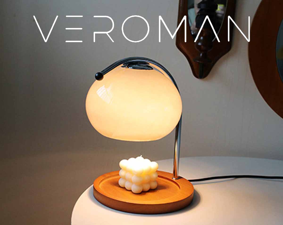 VeroMan キャンドルウォーマーライト ランプ テーブルランプ 卓上