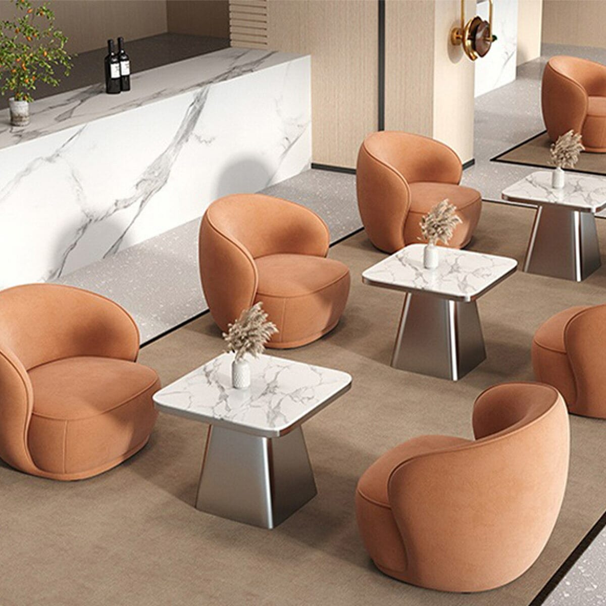 Calore カロレモダン ベージュ アームチェア贅沢なパーソナルソファ Calore カロレモダン ベージュ アームチェア贅沢なパーソナルソファ