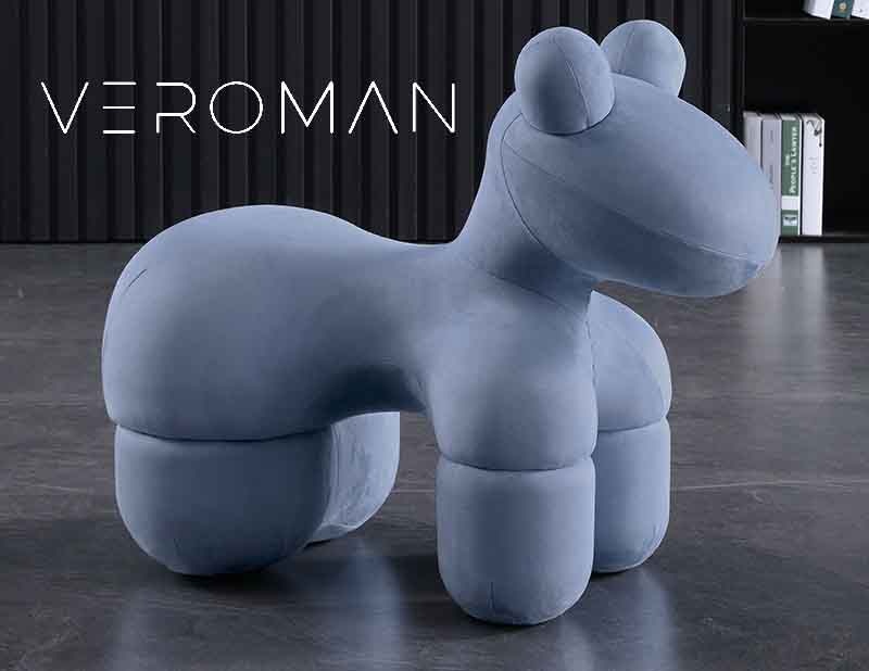 VeroMan チェア ソファ スツール ポニー アニマル 動物 カラフル
