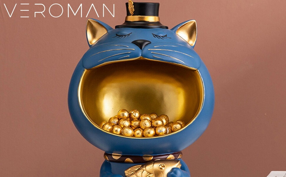 VeroMan 鍵置き ねこ 玄関収納 小物置き かわいい アクセサリー 収納