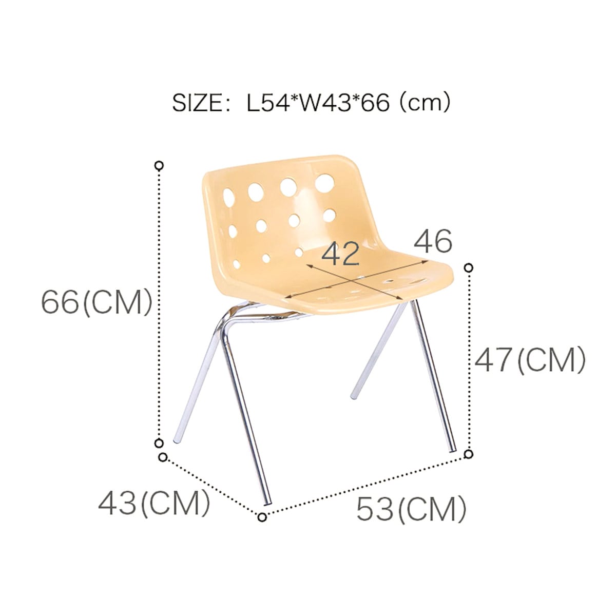 VeroMan 椅子 チーズみたいなチェア 安定設計 面白い形 カフェ 韓国