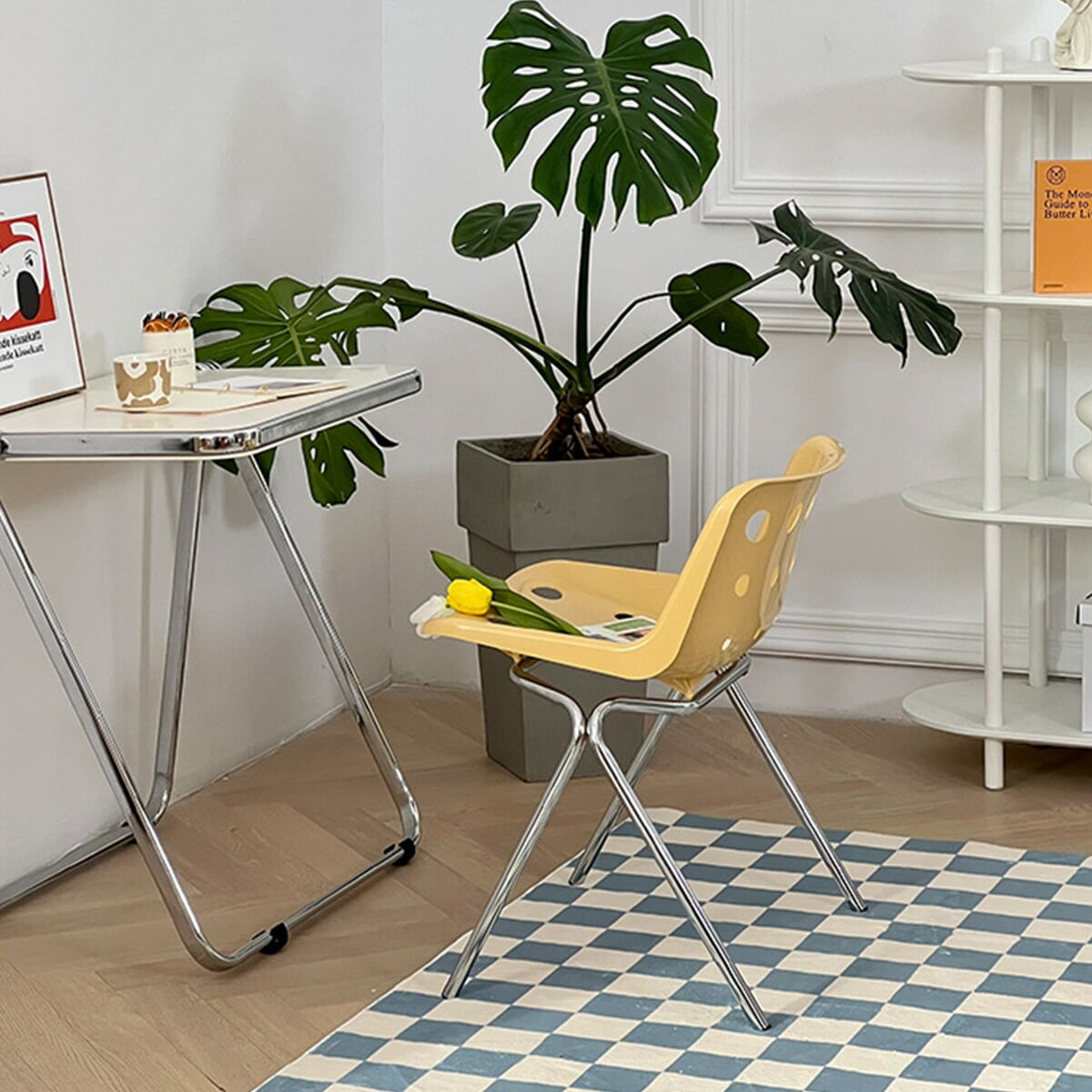 VeroMan 椅子 チーズみたいなチェア 安定設計 面白い形 カフェ 韓国