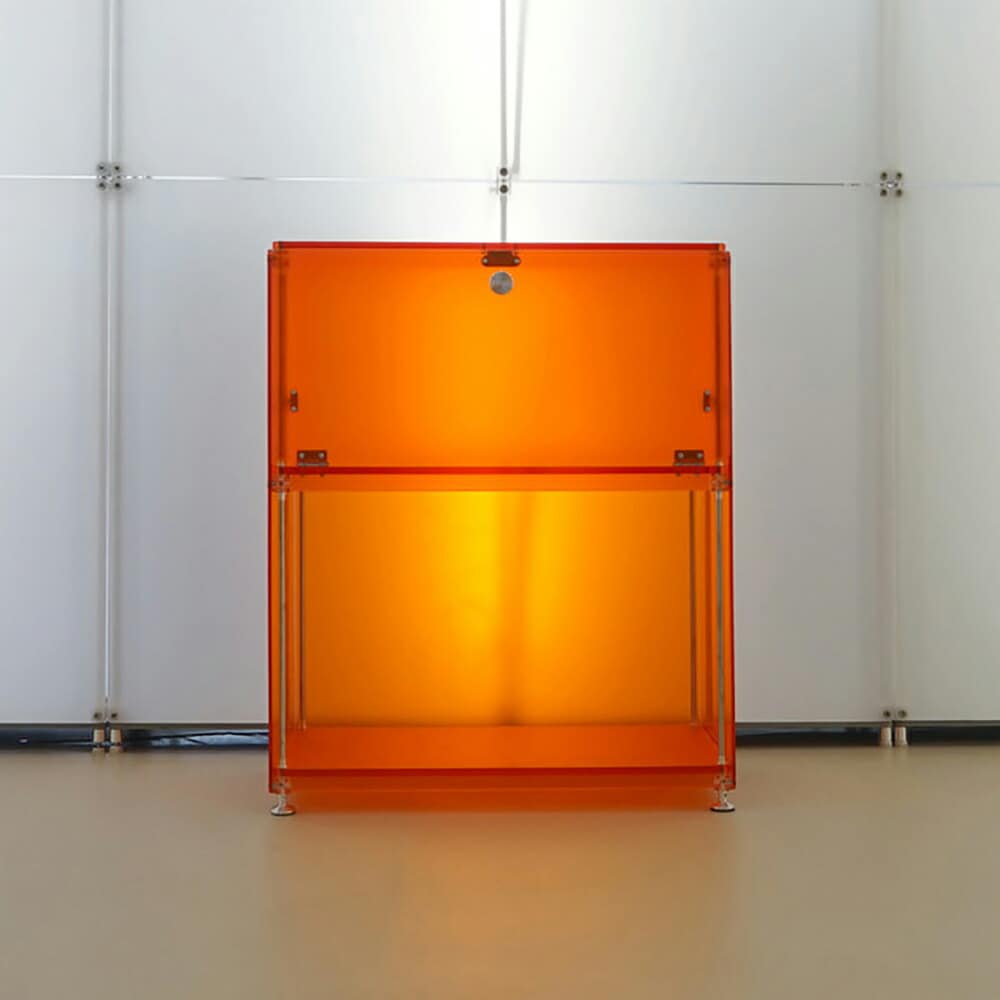 VeroMan カラーラック アクリル キャビネット ベッドサイドチェスト