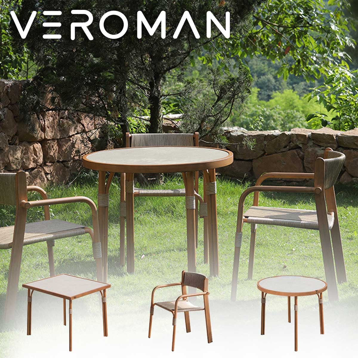 VeroMan ダイニングテーブルセット 二人掛け ダイニングセット 上品な 