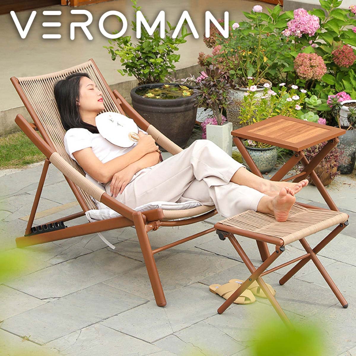 3点セット】チェア&ロッキングフット&オットマン