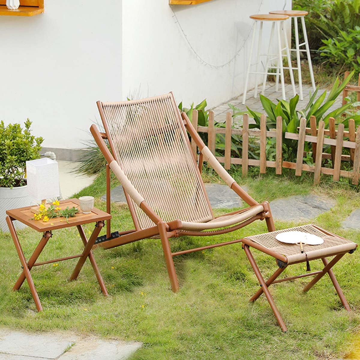 選べるオットマンorテーブルセット] VeroMan ダイニングチェア