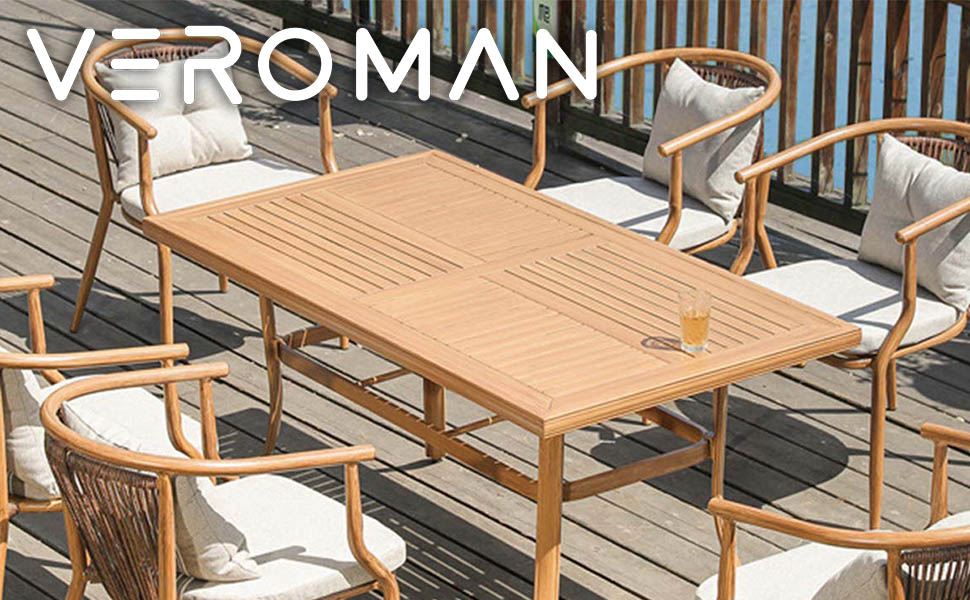 長方形・椅子4脚] VeroMan テーブルセット アウトドア用品 アウトドア