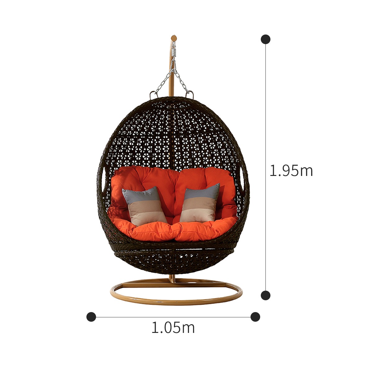 VeroMan ハンギングチェア ブランコチェア インドア エレガントな