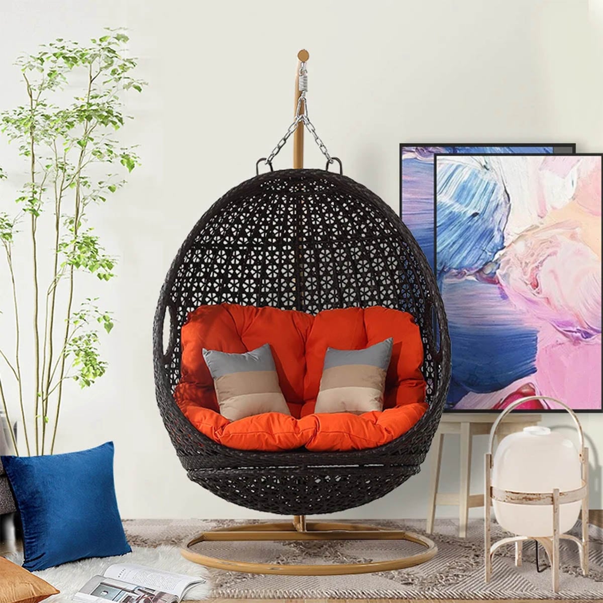 VeroMan ハンギングチェア ブランコチェア インドア エレガントな