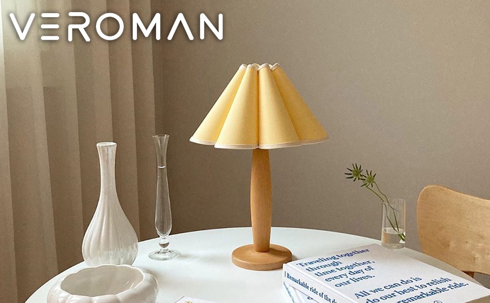 VeroMan テーブルランプ 卓上ランプ ベッドサイドランプ スタンド