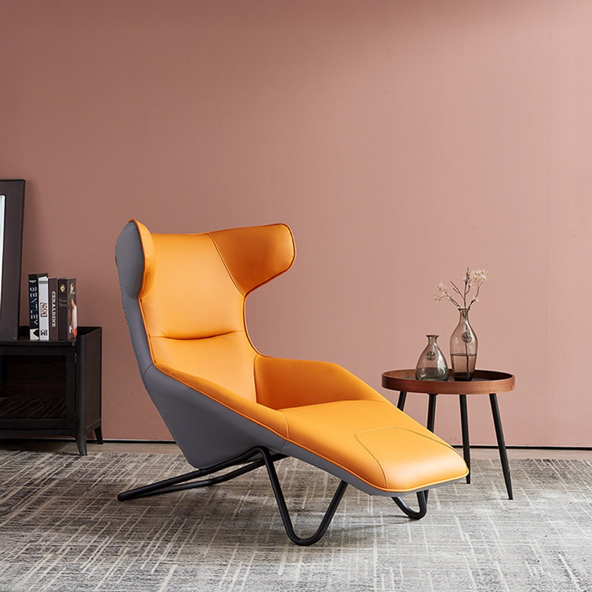 VeroMan 一人掛け 椅子 チェア リクライニング 寝れる椅子 お洒落 座り