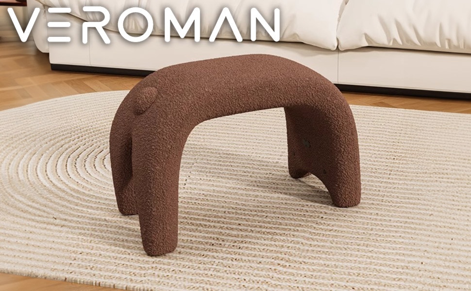 VeroMan もこもこスツール スツール ベンチ 足置き オットマン 椅子