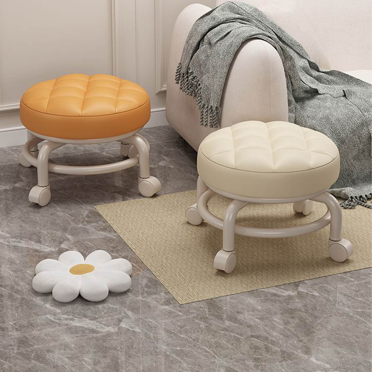 VeroMan シンプルスツール スツール チェア 回転椅子 回転 ベンチ 玄関