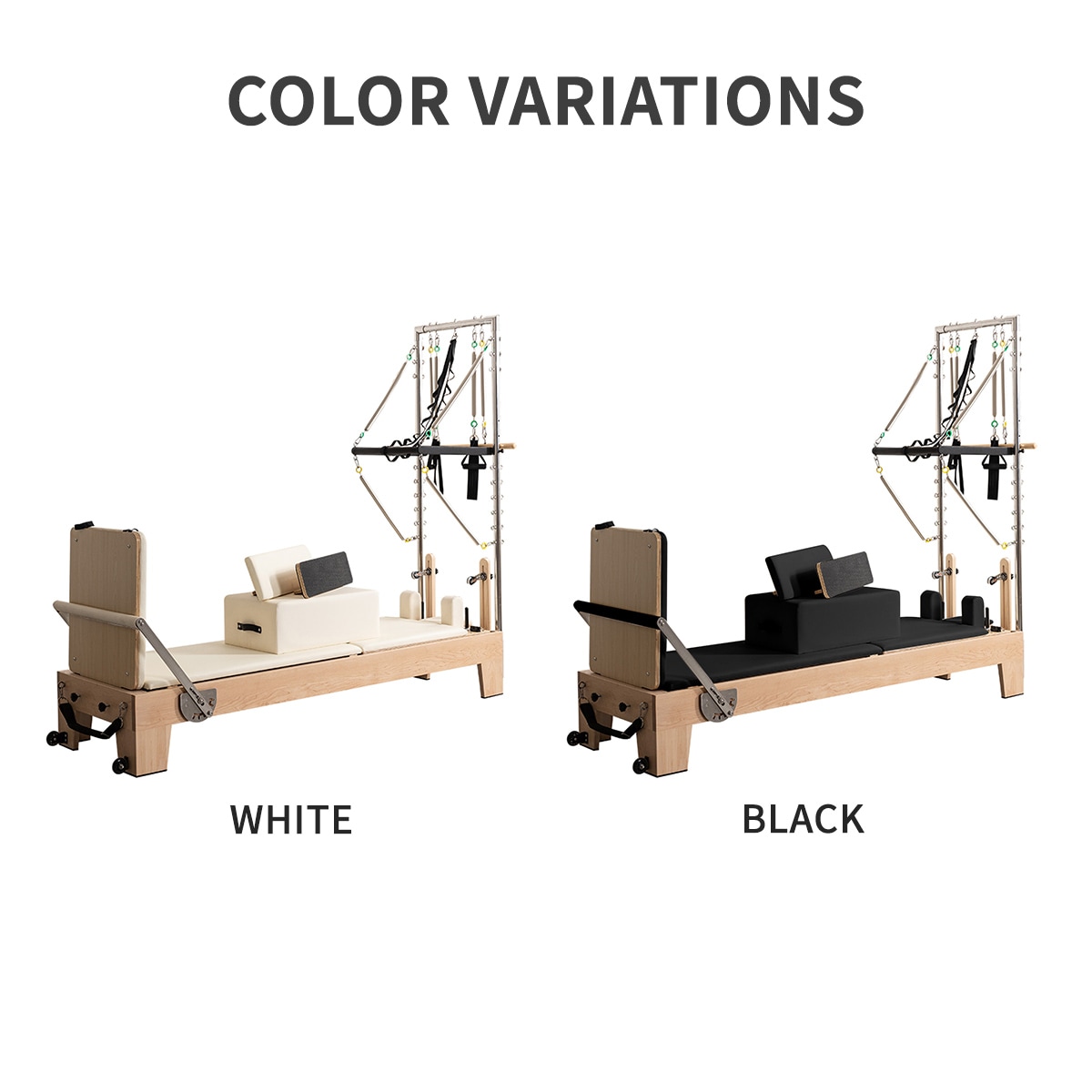 メープル材]VeroMan 木製 ピラティス タワーリフォーマー マシン