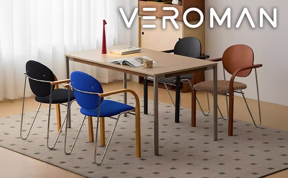 VeroMan シンプルモダン ダイニングチェア ヴィンテージ風 ダイニング