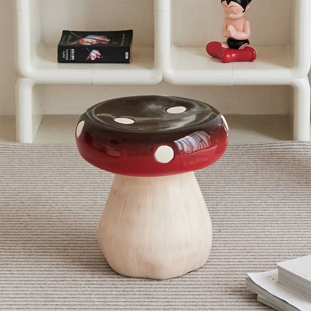 ninaさま専用ページ♡ カントリーハート　ベンチ型スツール　肉球 VeroMan 子供用スツール クリエイティブキノコ型 可愛いローベンチ