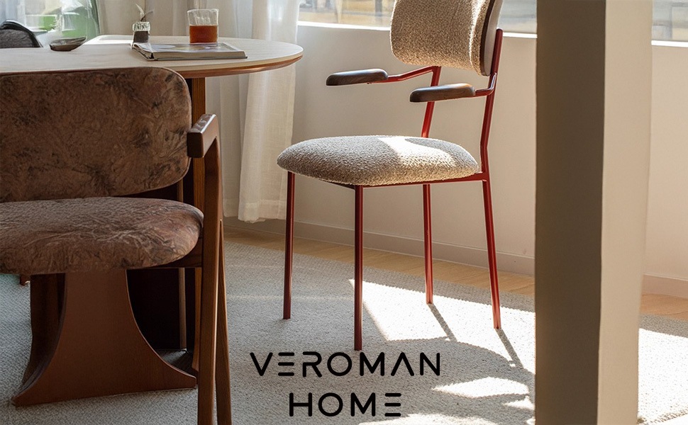 VeroMan チェア モダンデザイン シンプルで高級感あふれるソフトパッド