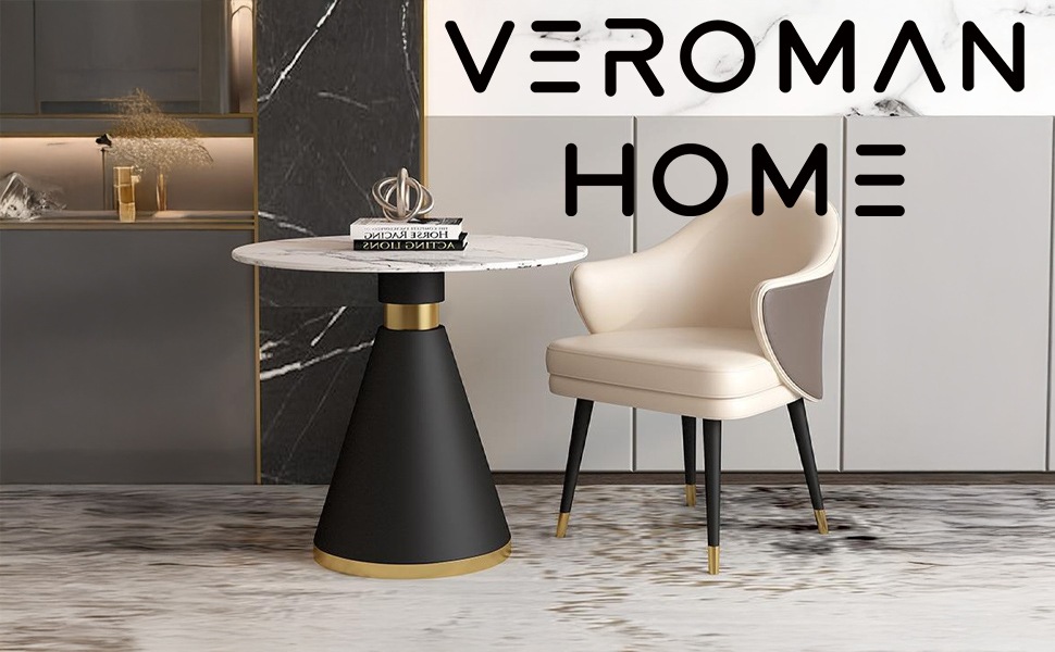 VeroMan モダンラウンドテーブル 円形テーブル シンプルデザイン VeroMan モダンラウンドテーブル 円形テーブル シンプルデザイン