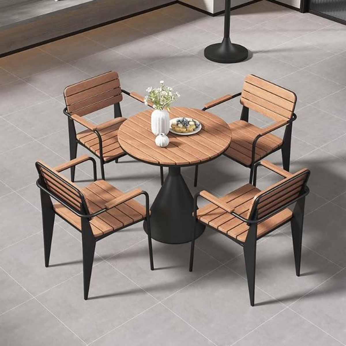 VEROMAN ブラック 円形テーブルセット 楽天市場】VeroMan サイドテーブル 円形 丸い ソファサイド