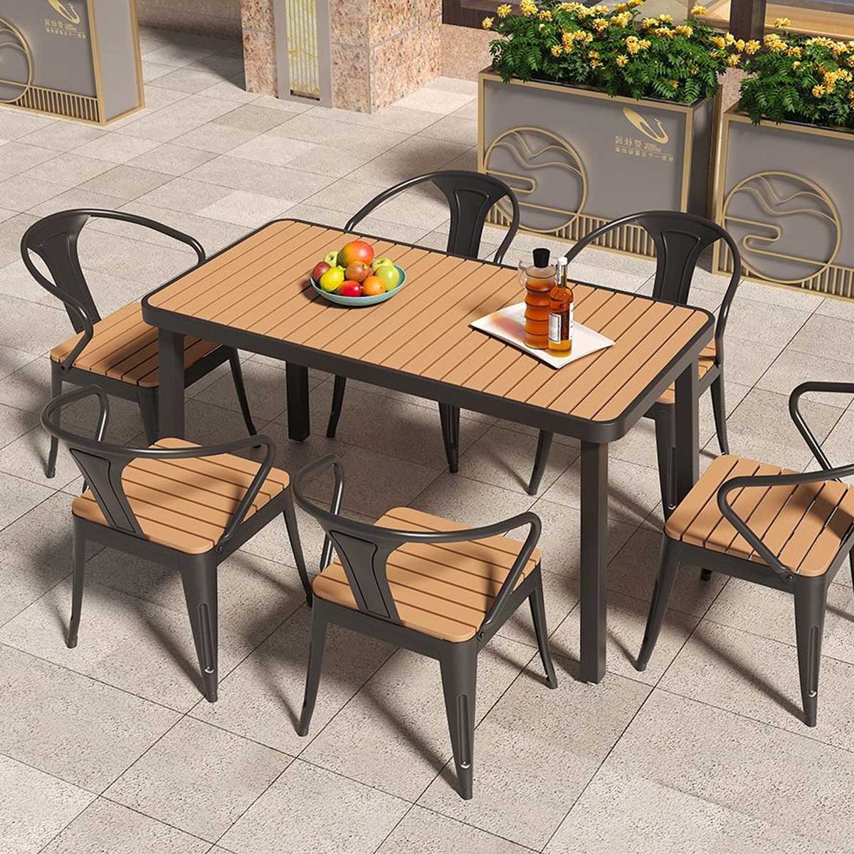 VeroMan 屋外用ダイニングセット カフェテーブルセット レストラン
