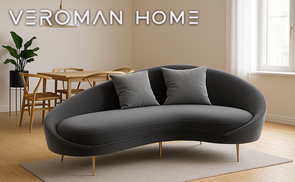 VeroMan アーチ型 曲線デザイン ソファ やわらかフォルム やさしい座り