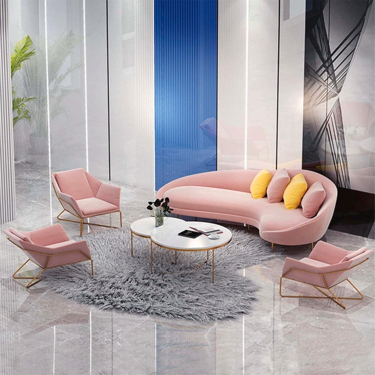 VeroMan アーチ型 曲線デザイン ソファ やわらかフォルム やさしい座り