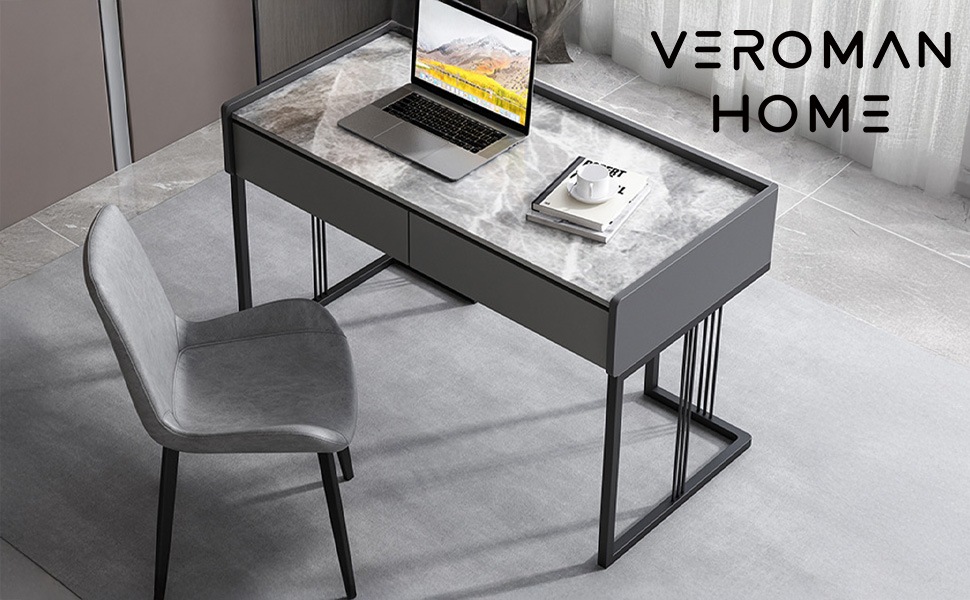 テーブルセット] VeroMan テーブル シンプルモダン岩板オフィスデスク