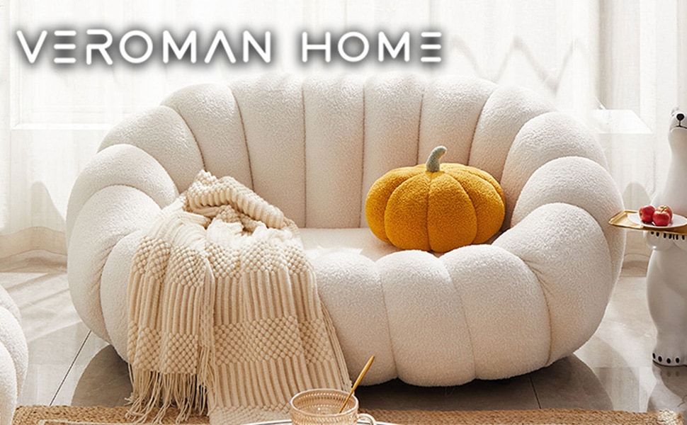 韓国北欧クリーム色 L字型ソファ 2個クッション付き