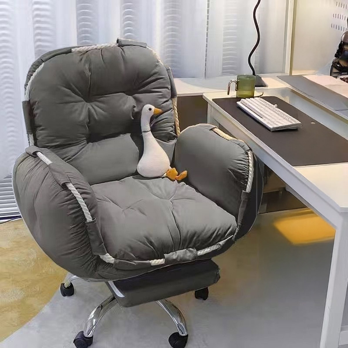 足置きあり] VeroMan 一人掛けソファ カウチ パーソナルチェア 仕事用