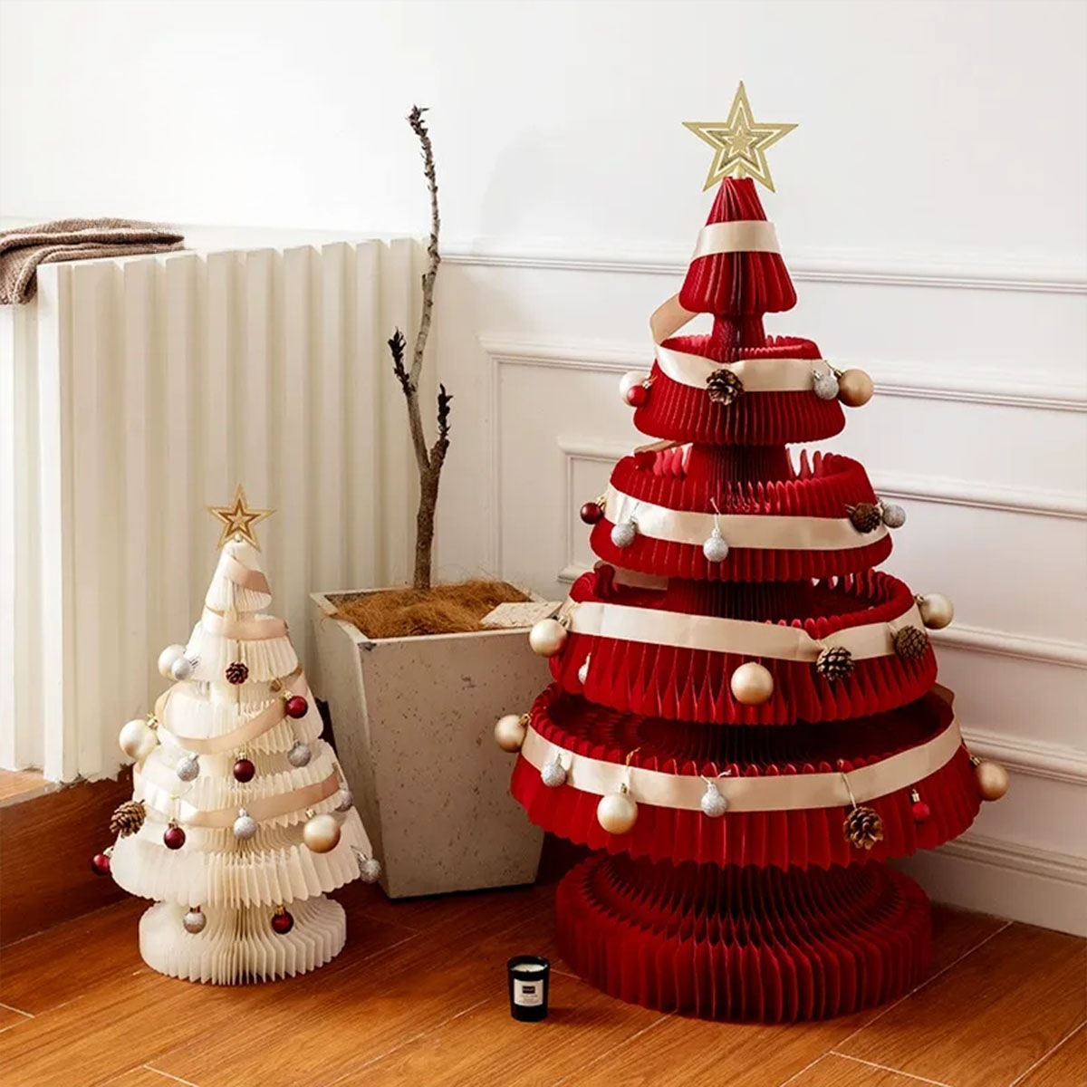 75cm] VeroMan クリスマスツリー 折りたたみ紙製クリスマスツリー