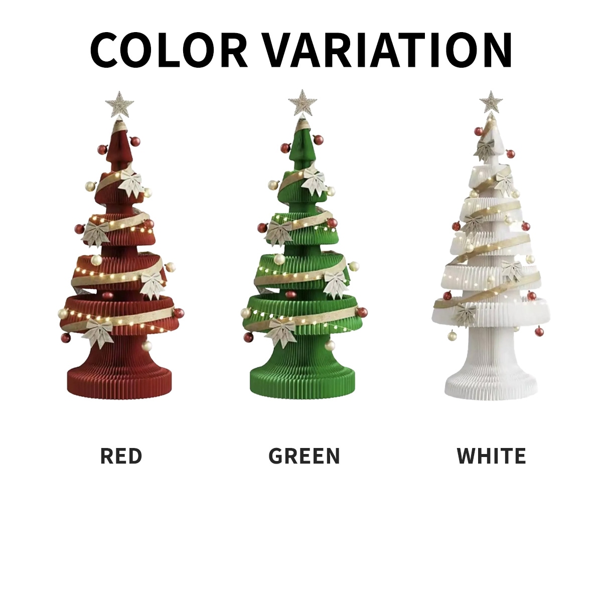 240cm] VeroMan クリスマスツリー 折りたたみ紙製クリスマスツリー