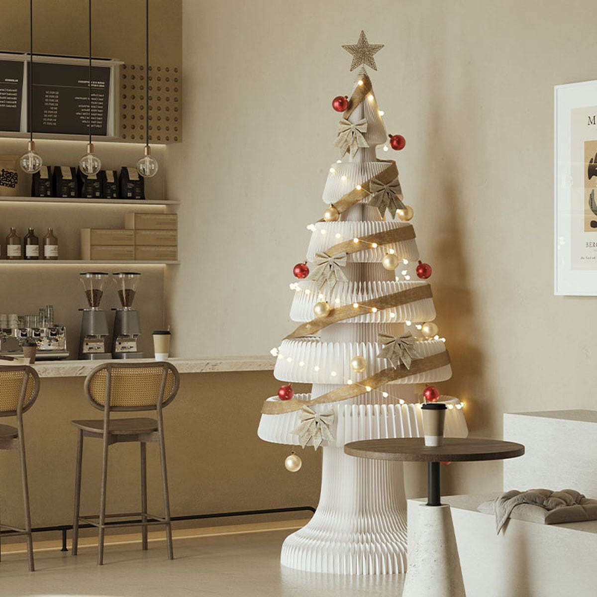 240cm] VeroMan クリスマスツリー 折りたたみ紙製クリスマスツリー