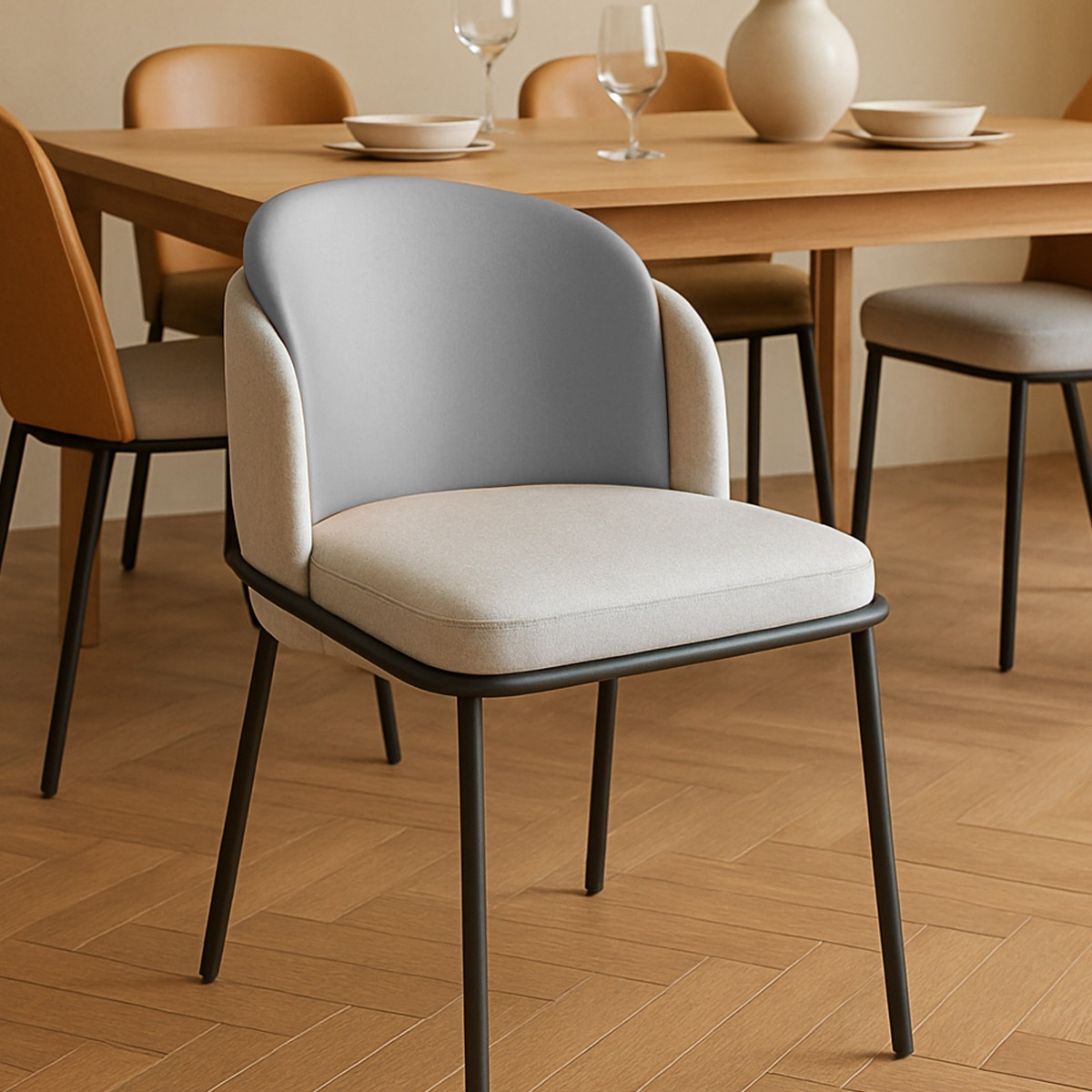 VeroMan デスクチェア オフィスチェア 肘付き PUレザー 家庭用 椅子